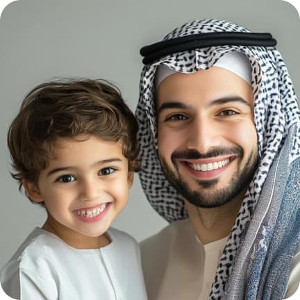 Visual representation of father