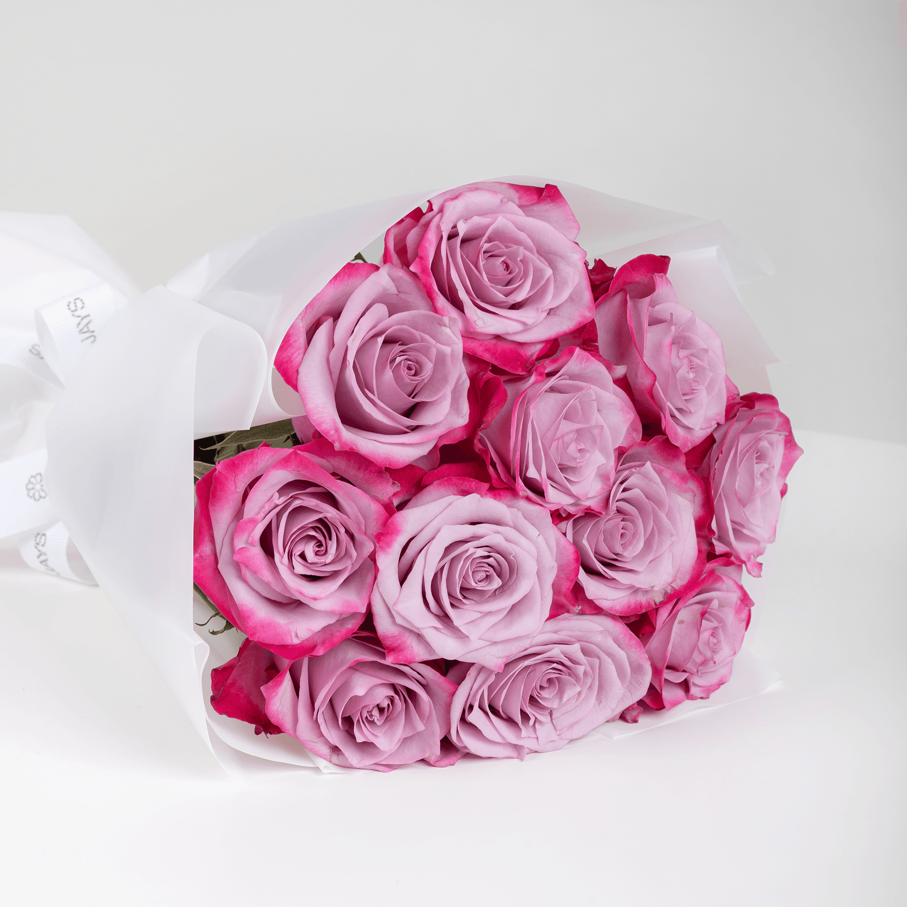 10 Purple Roses Bouquet