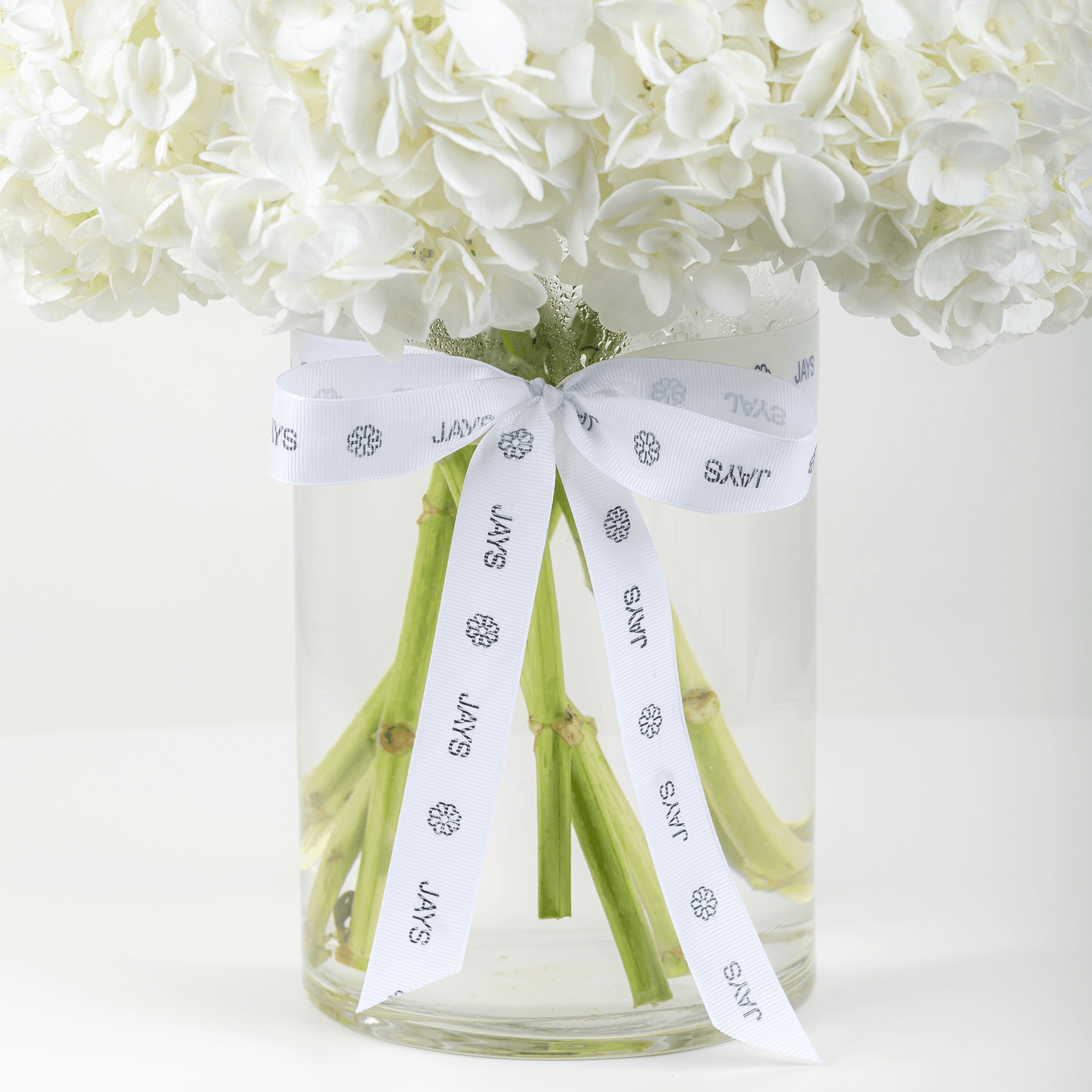 Magical White Hydrangea Vase